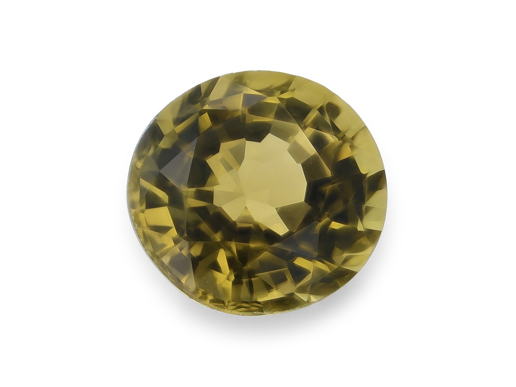 Tourmaline 6.3mm Round Yellow Green