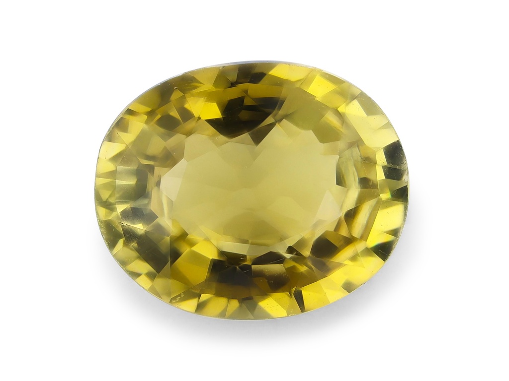 Yellow Green Tourmaline 7x5.8mm Oval