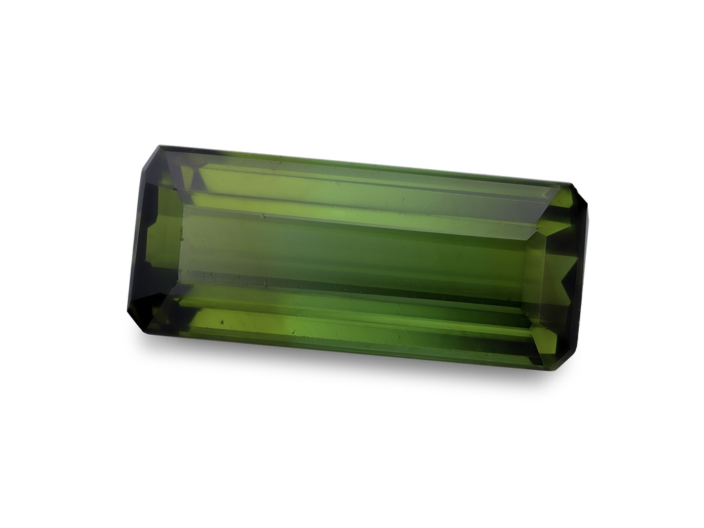 Green Tourmaline 12.3x5.1mm Emerald Cut