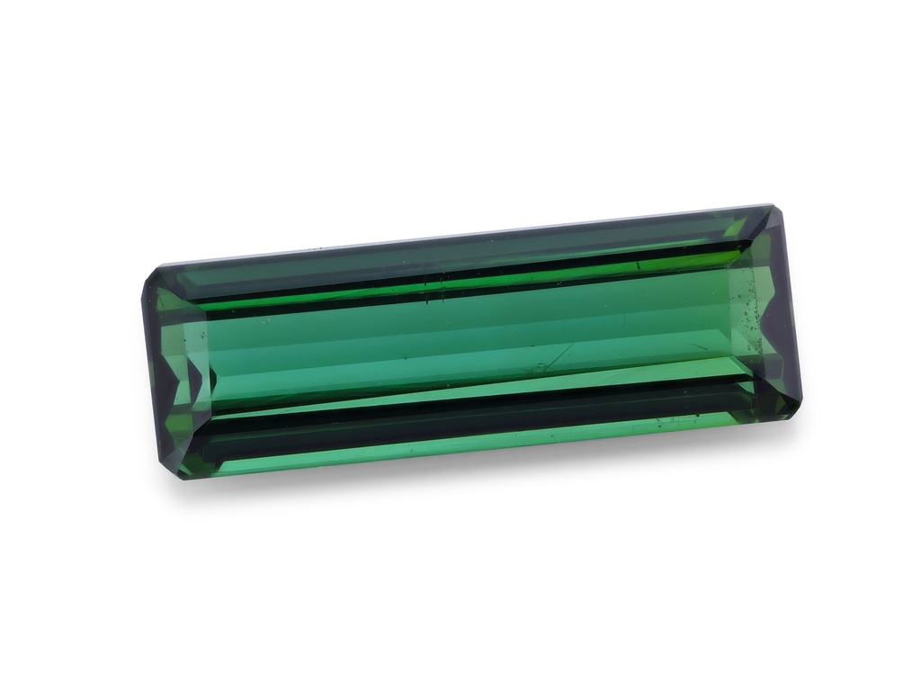 Teal Tourmaline 11.8x4mm Emerald Cut