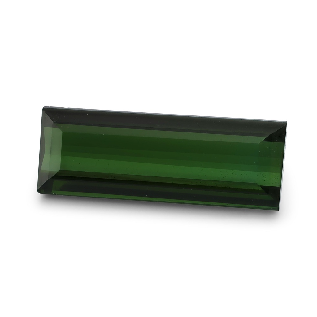 Green Tourmaline 13.7x4.85mm Baguette