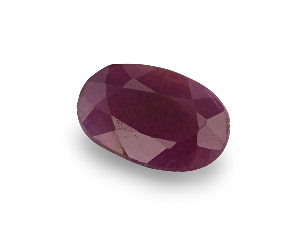 Ruby 8.6x5.5mm Oval Dark Red