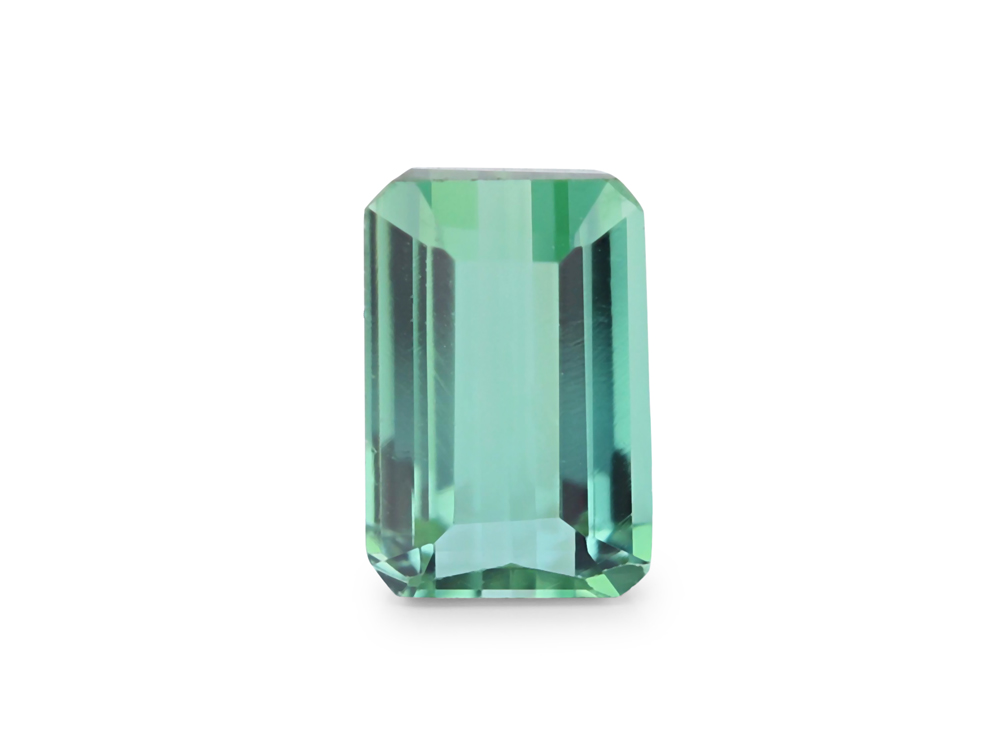 Green Tourmaline 7x4.6mm Emerald Cut