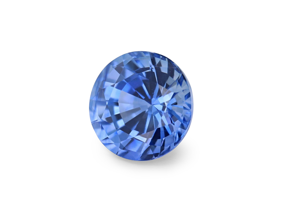 Blue Sapphire 6.20mm Round Mid Blue