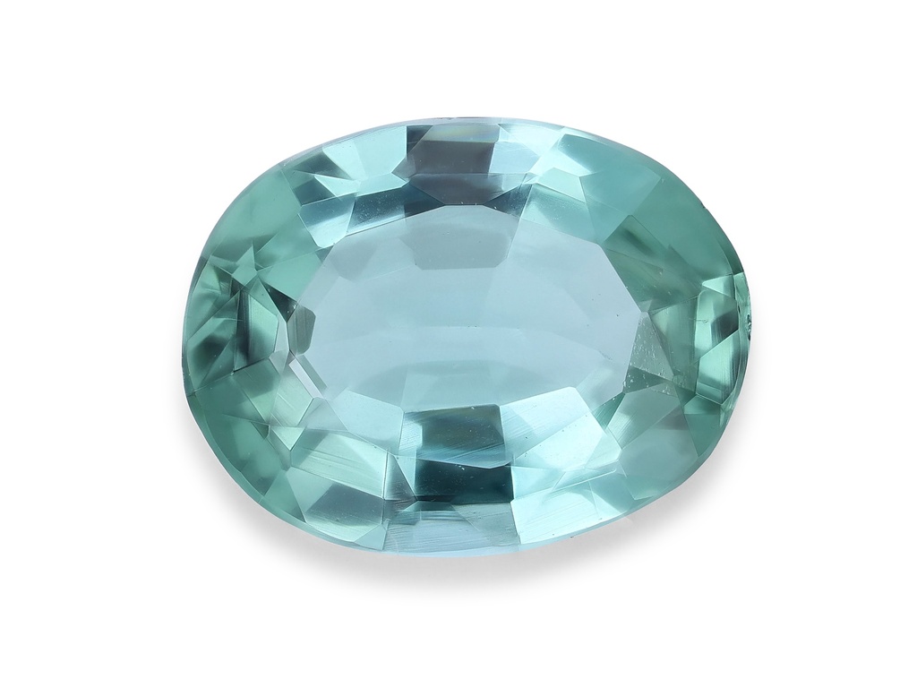 Blue Green Tourmaline 6x4.6mm Oval