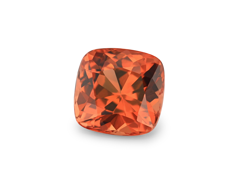 Vietnamese Spinel 6x5.9mm Cushion Orange