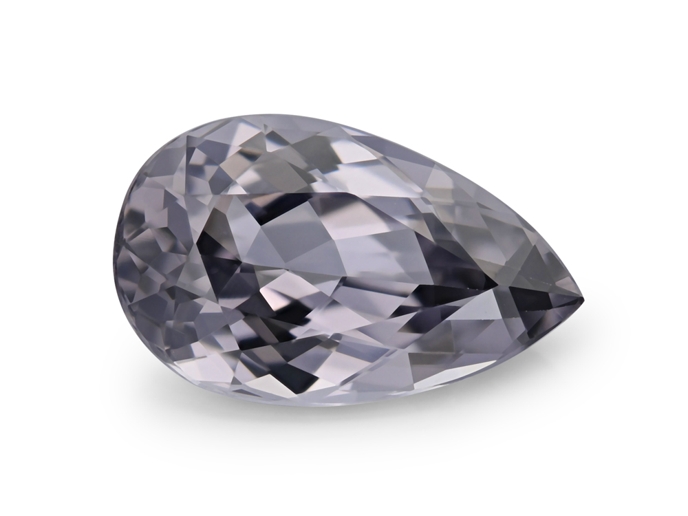 Spinel 12.3x7.5mm Pear Shape Light Grey