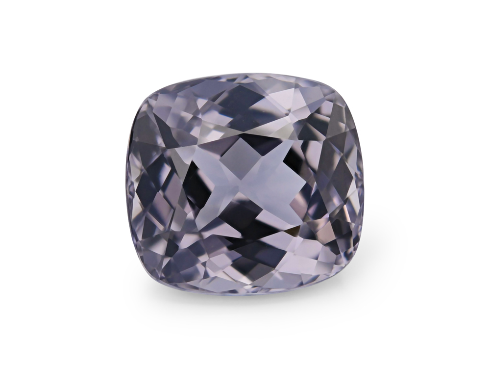 Spinel 9x8.4mm Cushion Light Grey