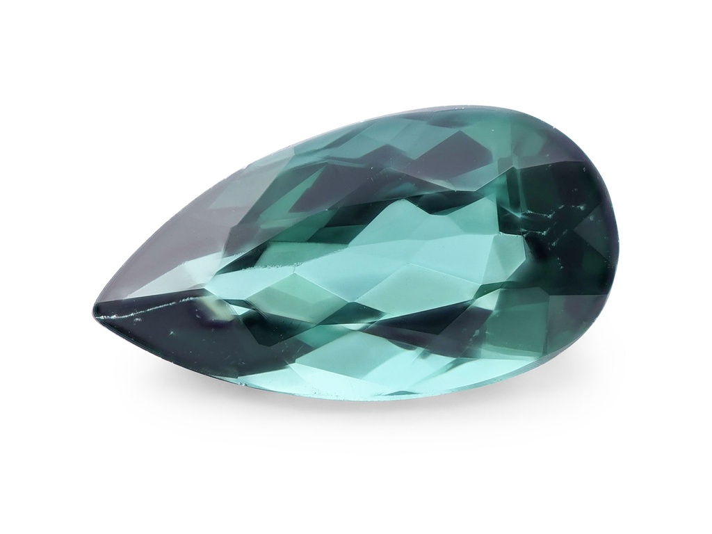 Teal Tourmaline 7.9x4.1mm Pear Shape