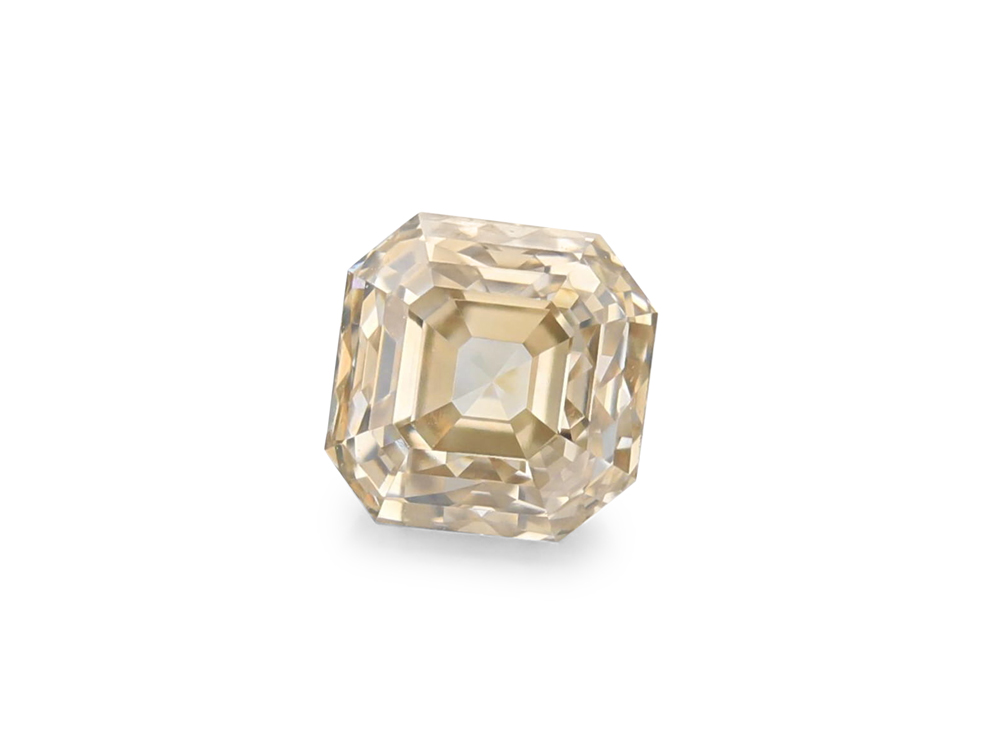 Champagne Diamond 4.00mm Emerald Cut