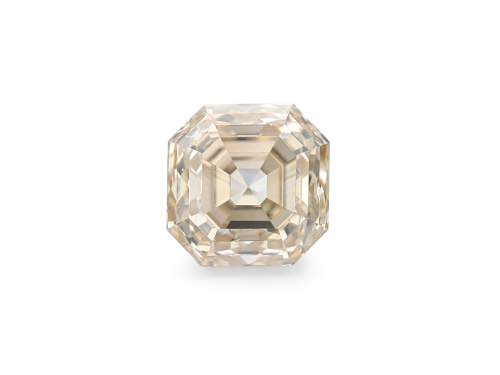 Champagne Diamond 4.1x4mm Emerald Cut