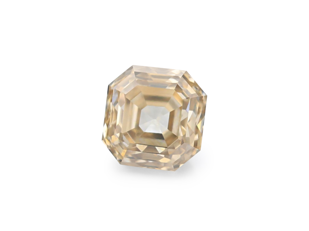 Champagne Diamond 4.00mm Emerald Cut