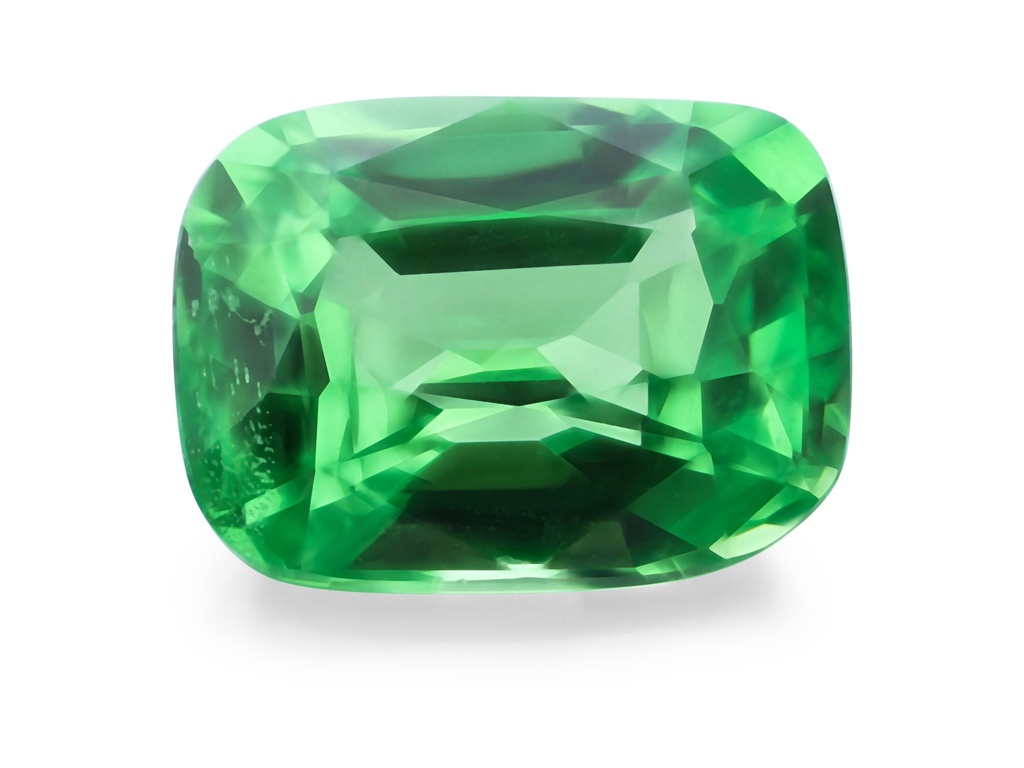 Tsavorite Garnet 6.7x4.7mm Cushion