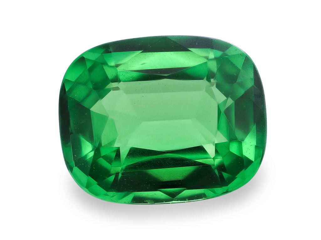 Tsavorite Garnet 6.6x5.4mm Cushion