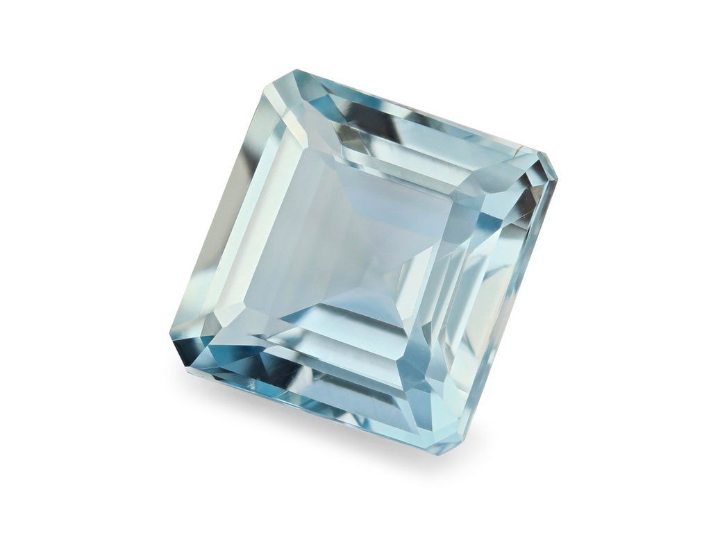 Aquamarine 10.5x 10.4mm Square Emerald Cut