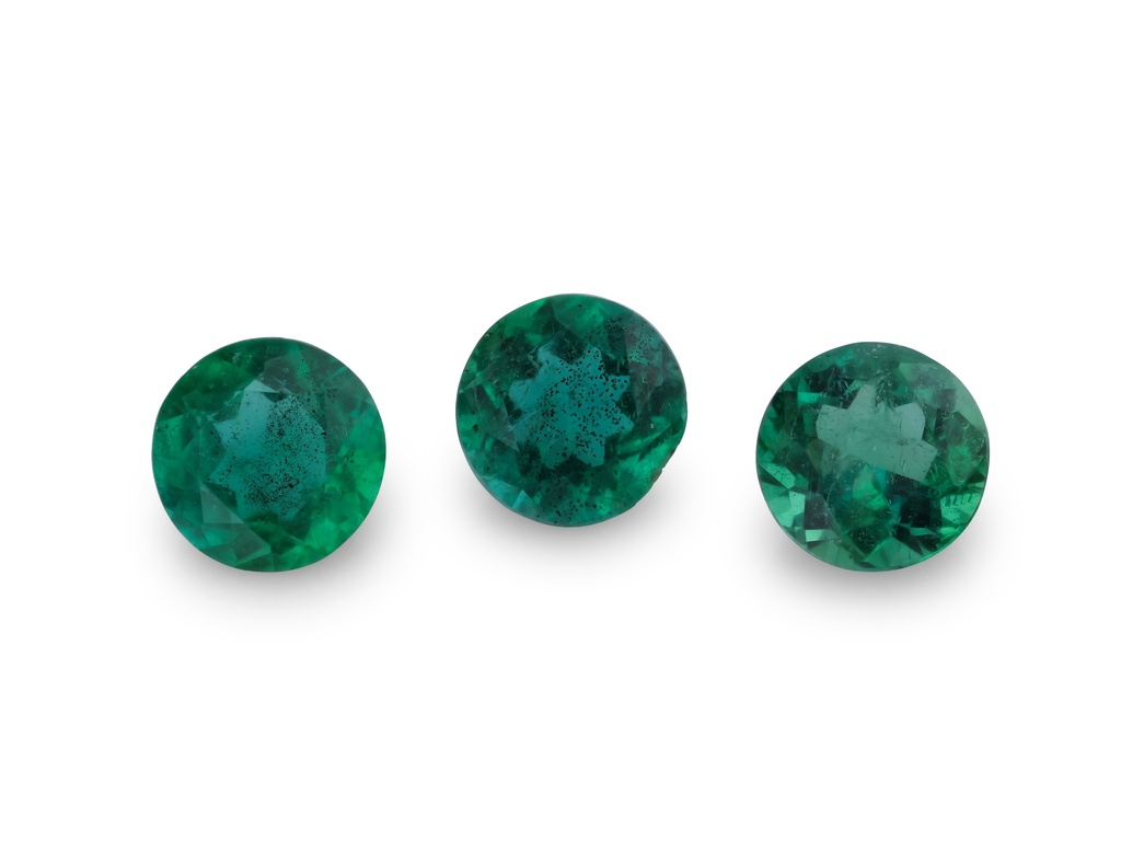 Mid Green Emerald 2.75mm Round