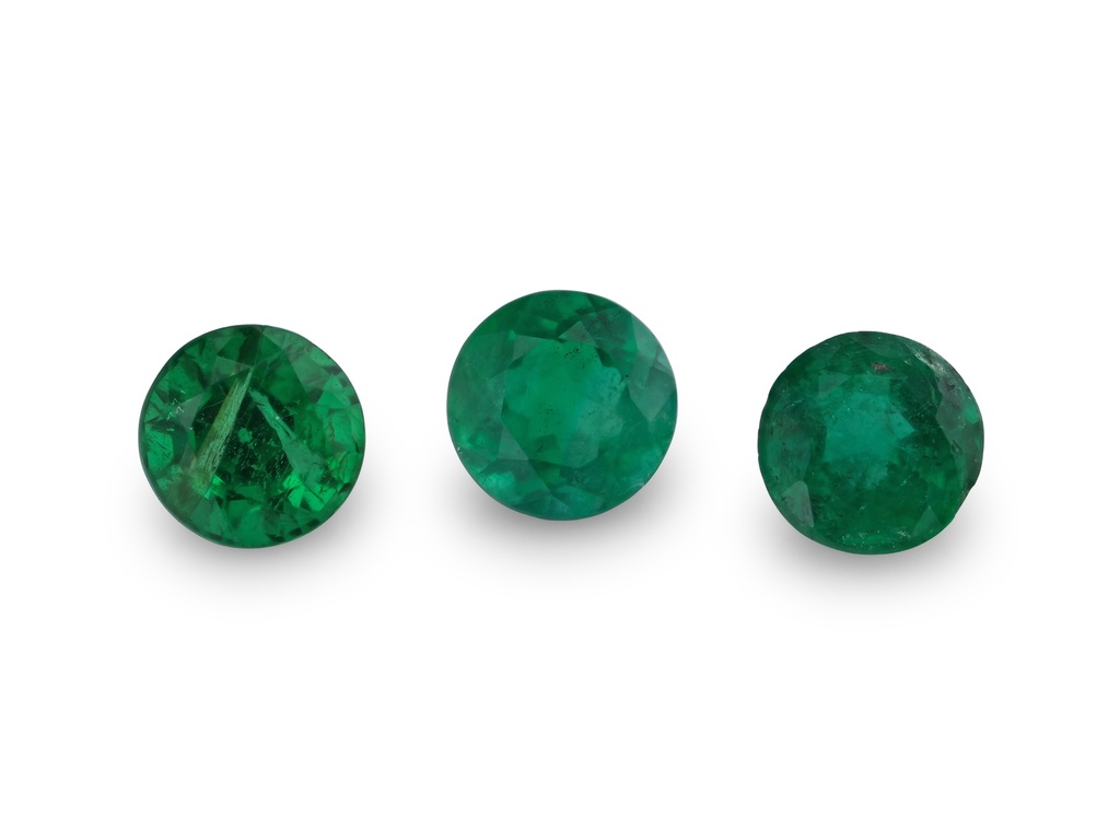 Dark Green Emerald 3.50mm Round