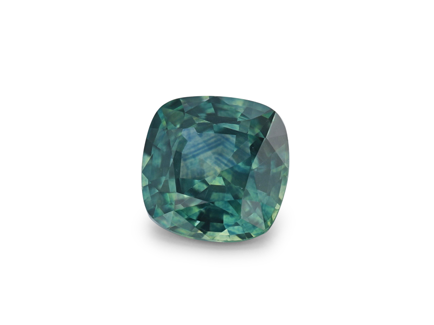 Montana Sapphire 5.2x5.1mm Square Cushion Blue Teal