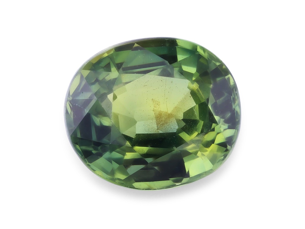 Parti Sapphire 6.2x5.5mm Oval Green