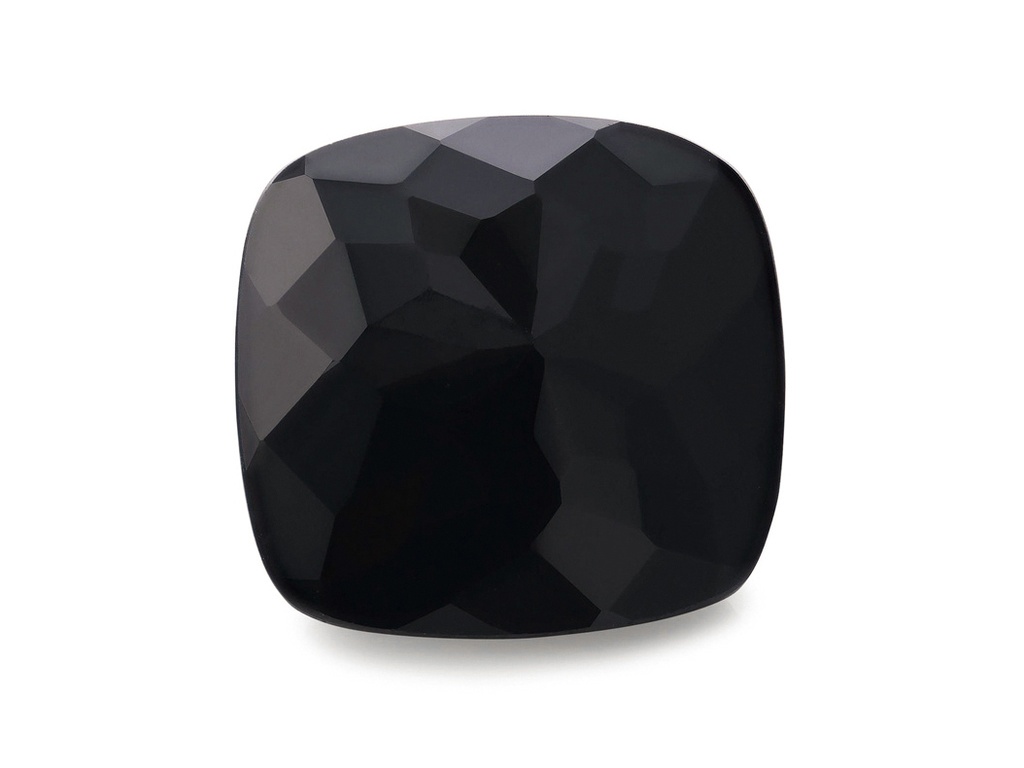 Black Spinel 8.00mm Square Cushion Rose Cut