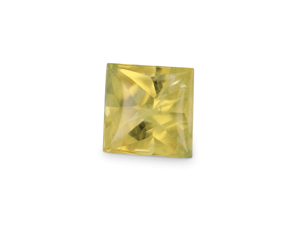 Yellow Sapphire 5.70mm Square Buff Top