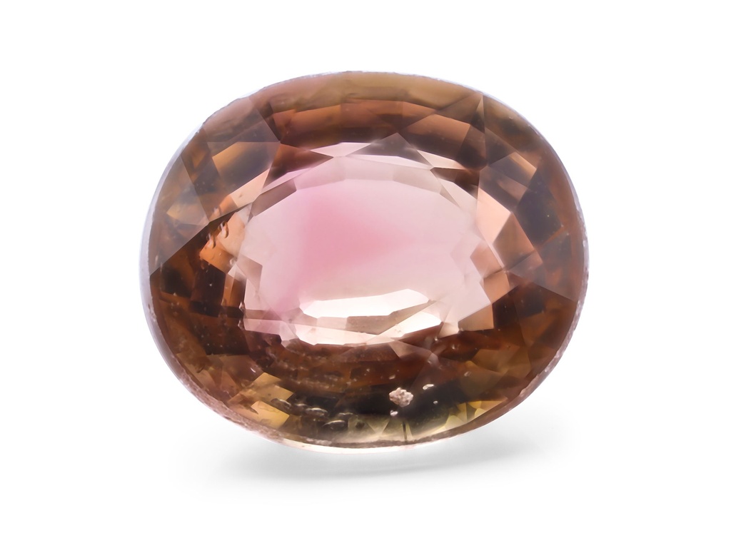 Peach Tourmaline 8.8x7.75mm Oval