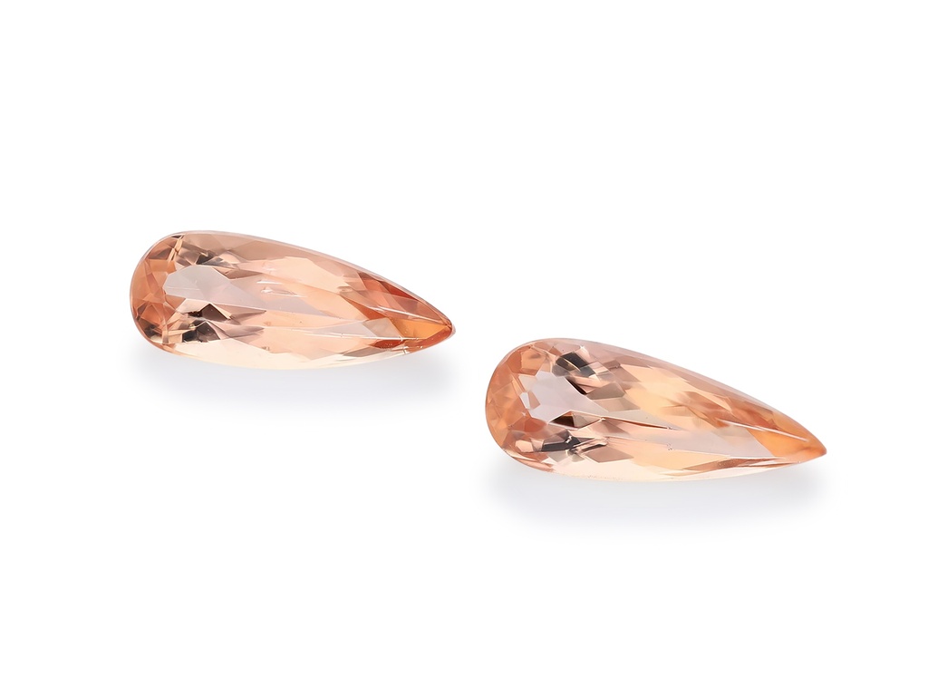 Imperial Topaz 12x5mm+/- Pear Shape - PAIR