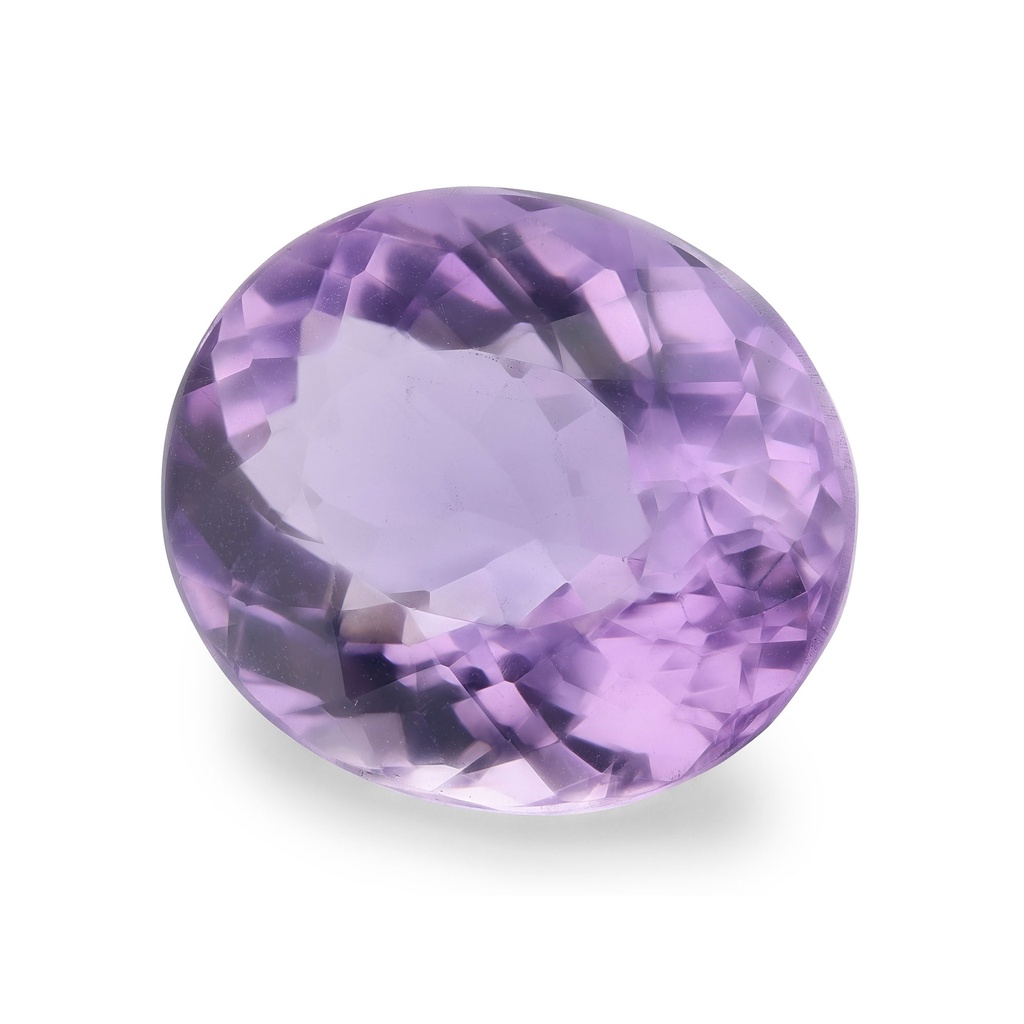 Amethyst 20.4x17.5mm Oval Light