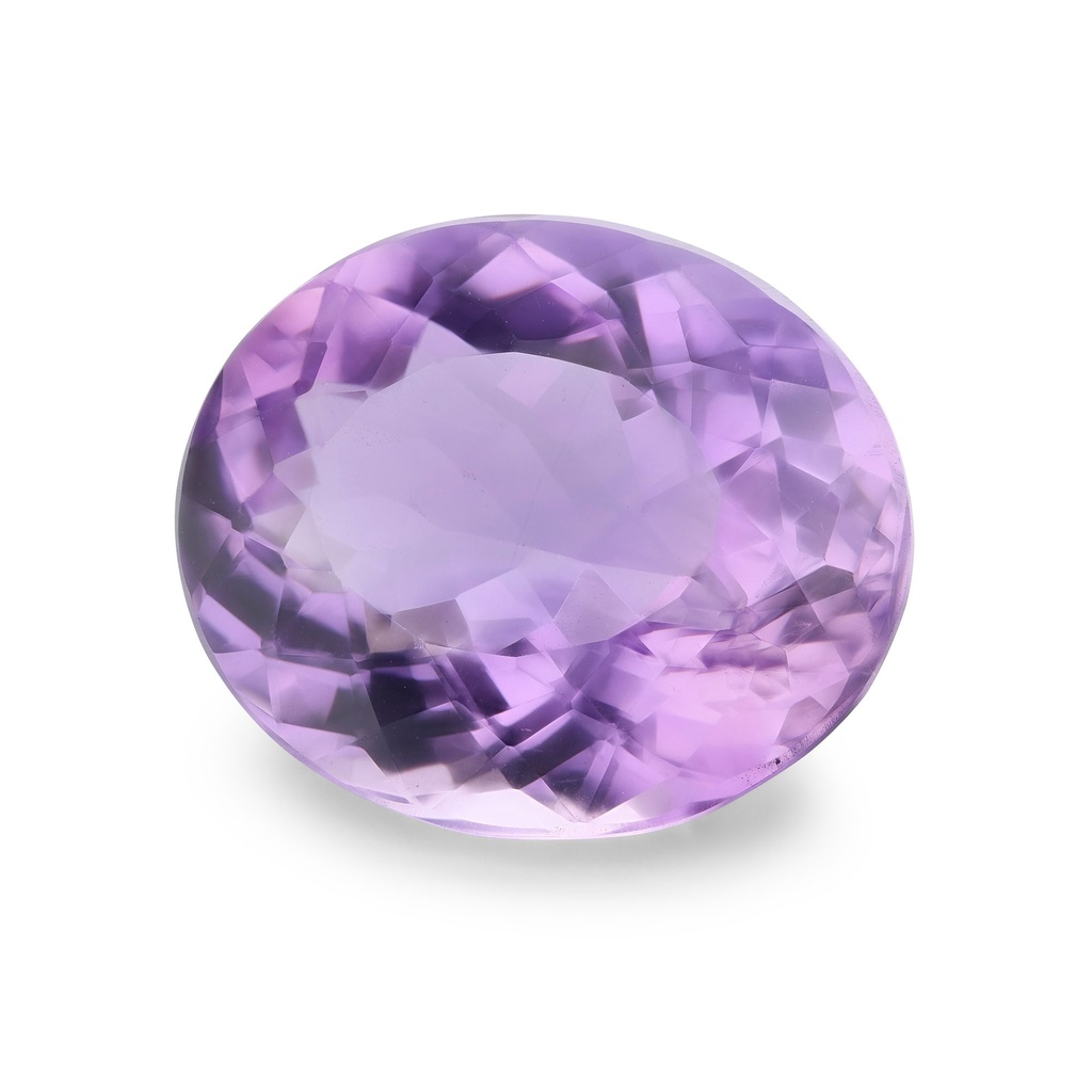 Amethyst 21.9x17.8mm Oval Light