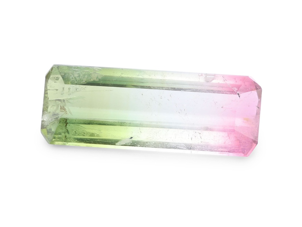 Watermelon Tourmaline 16.1x6.05mm Emerald Cut