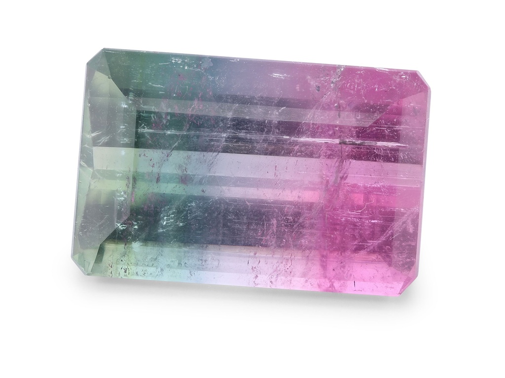 Watermelon Tourmaline 17.6x11.5mm Emerald Cut