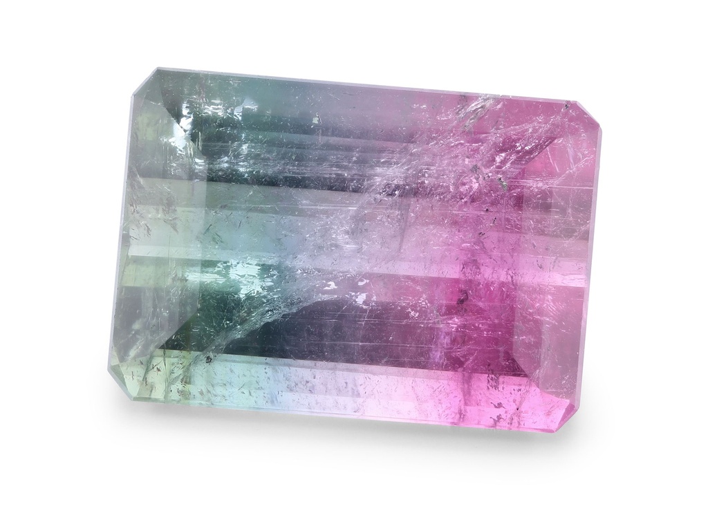 Watermelon Tourmaline 16.9x11.9mm Emerald Cut