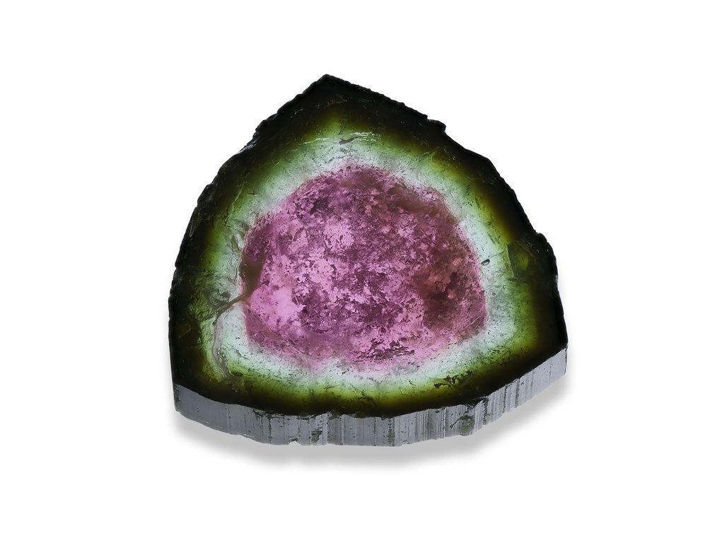 Watermelon Tourmaline 15.5-16.5mm Crystal Slice