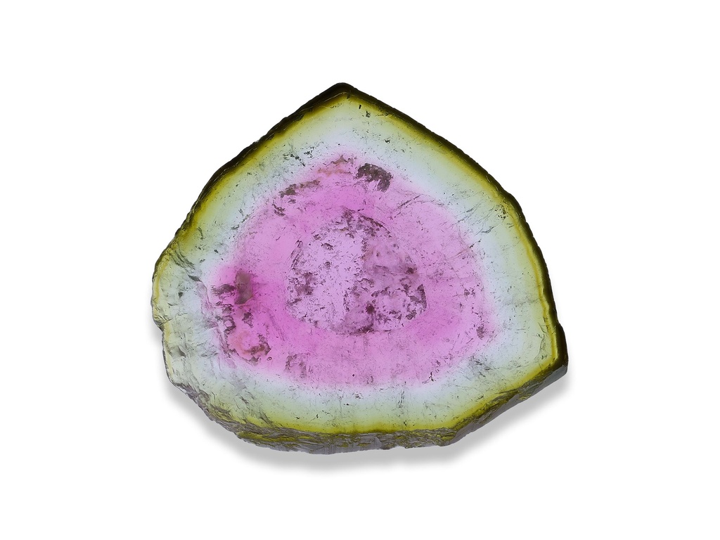 Watermelon Tourmaline 19.5-20mm Crystal Slice