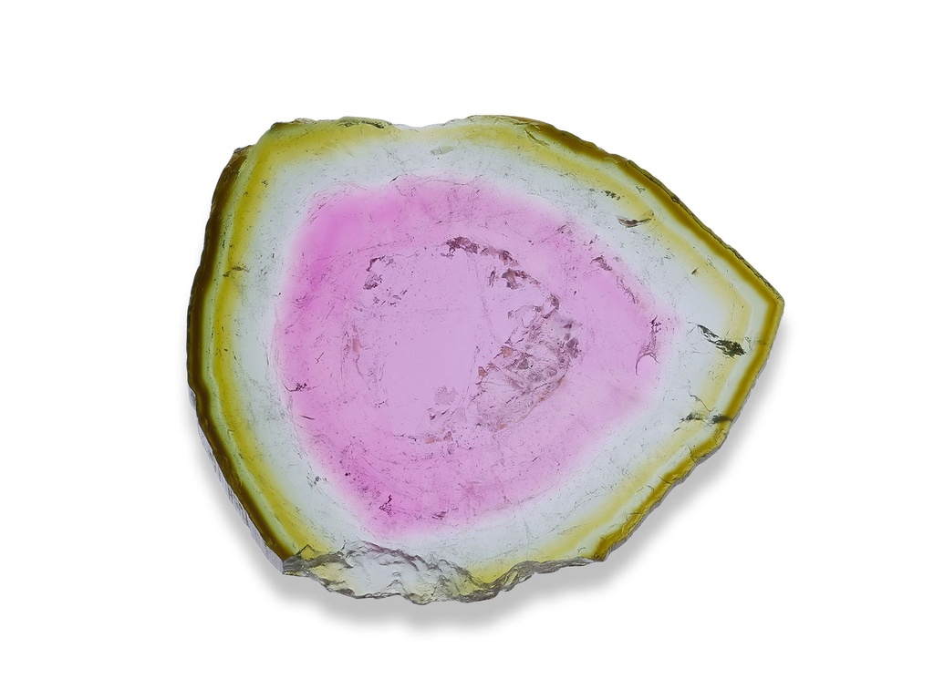 Watermelon Tourmaline 17-19mm Crystal Slice