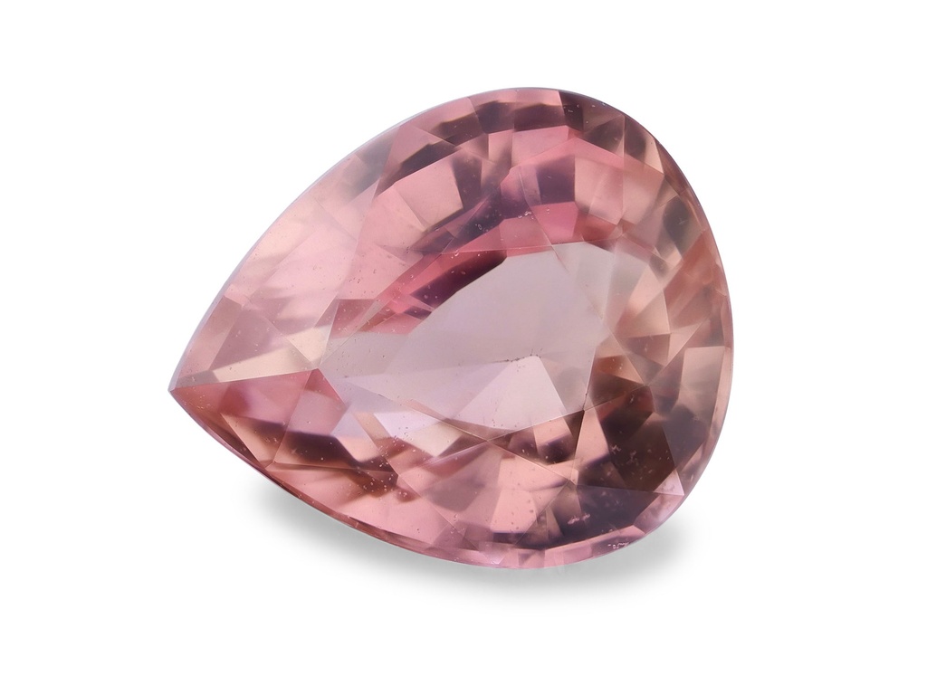 Padparadscha Sapphire 7.0x5.9mm Pear Shape