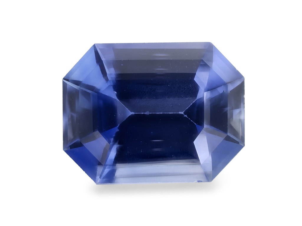 Ceylon Sapphire 7.3x5.3mm Emerald Cut Blue