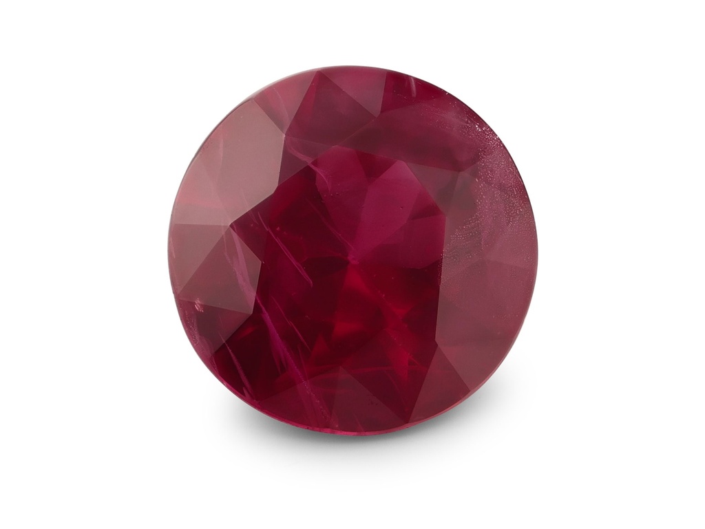 Ruby 4.90mm Round Bright Red