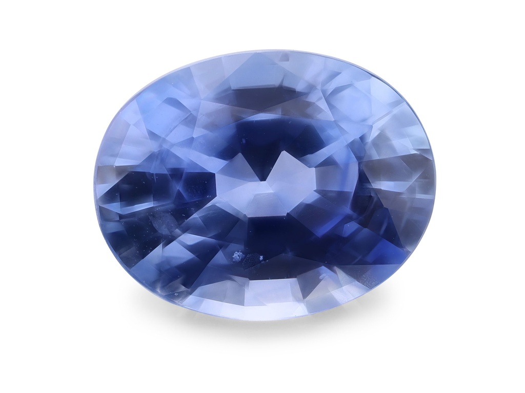 Ceylon Sapphire 7.3x5.8mm Oval Light Blue