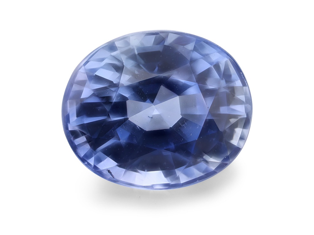 Ceylon Sapphire 7.5x6.25mm Oval Light Blue