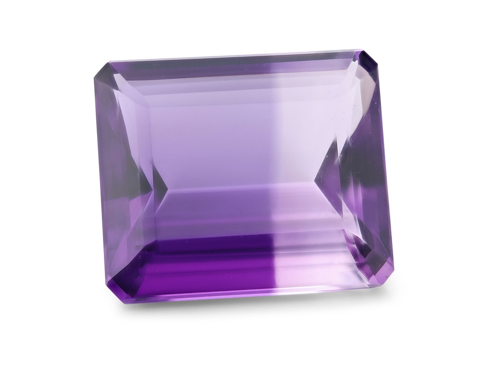 Bi-Colour Amethyst 19.6x16.8mm Emerald Cut