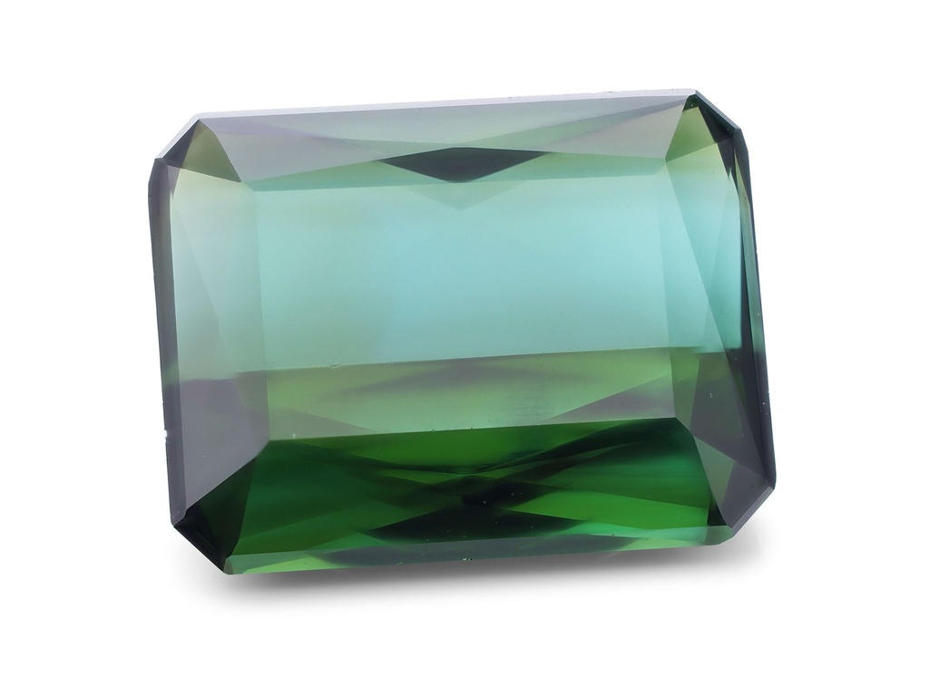 Green Tourmaline 10x7.9mm Fancy Emerald Cut