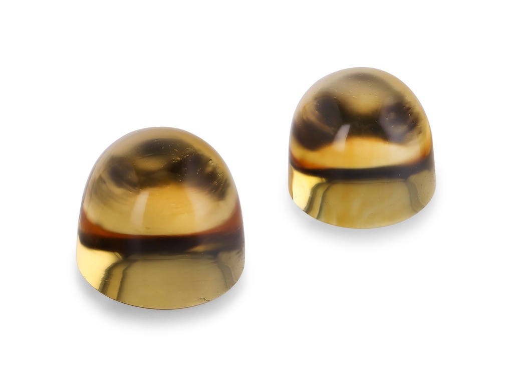 Citrine 6.00mm Round Bullet Cabochon