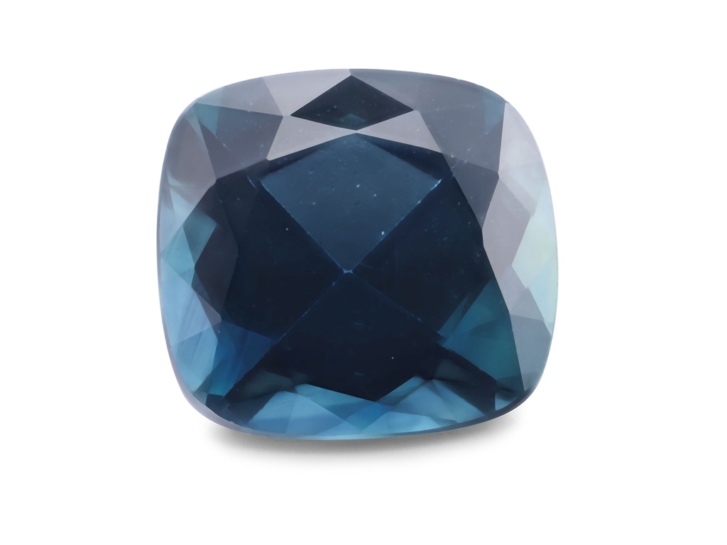 Australian Blue Sapphire 5.70mm Square Cushion Steel