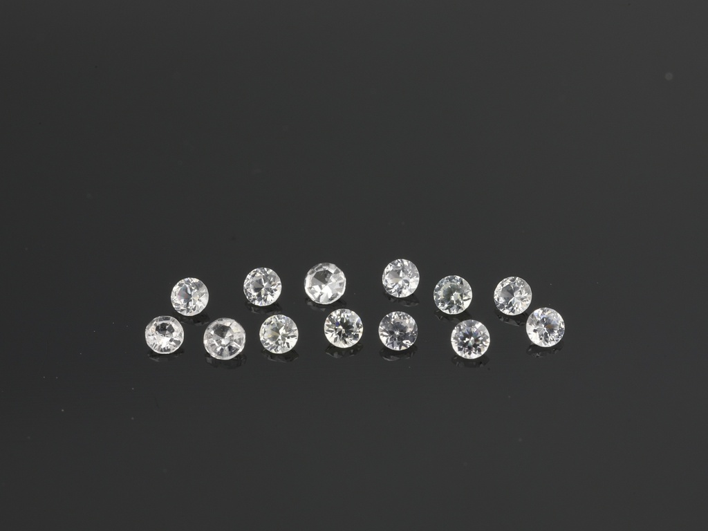 White Sapphire 1.25mm Round