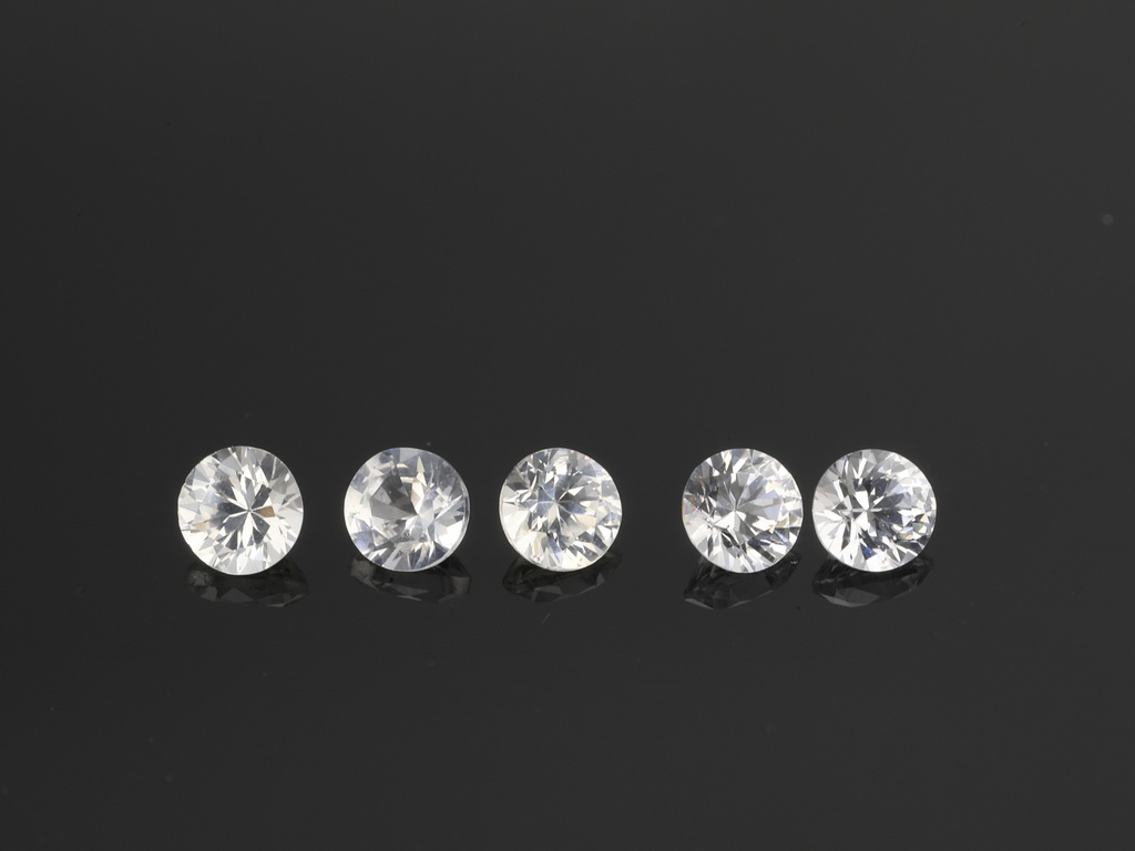 White Sapphire 2.00mm Round