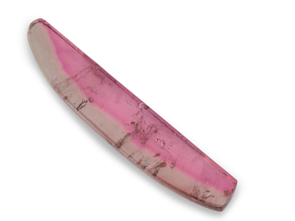 Watermelon Tourmaline 42x8mm Slice