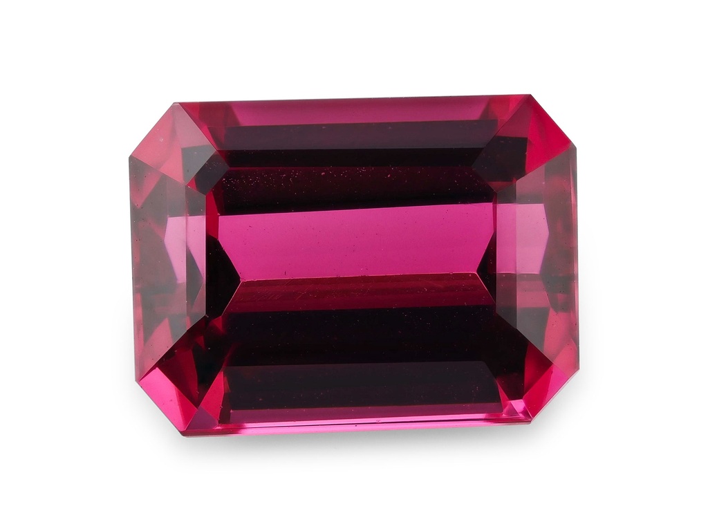 Pink Red Tourmaline 11.6x8.3mm Emerald Cut