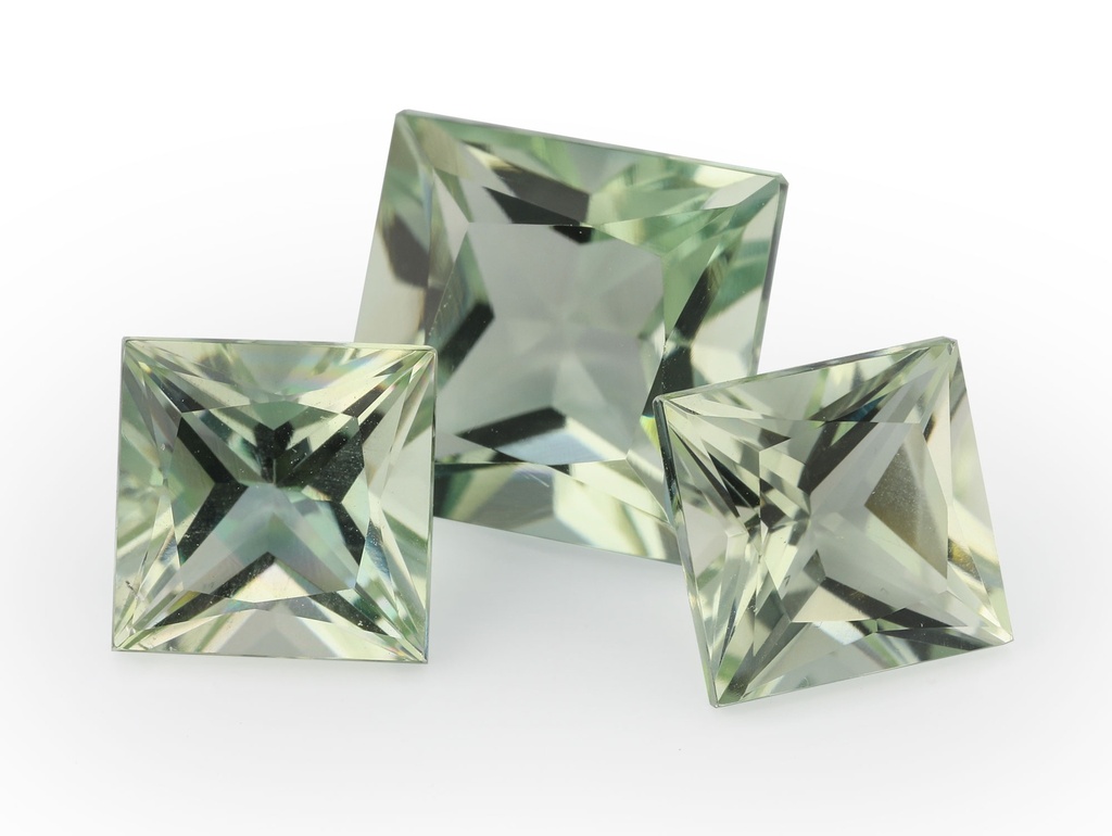 Mint Quartz 6.00mm Princess Cut