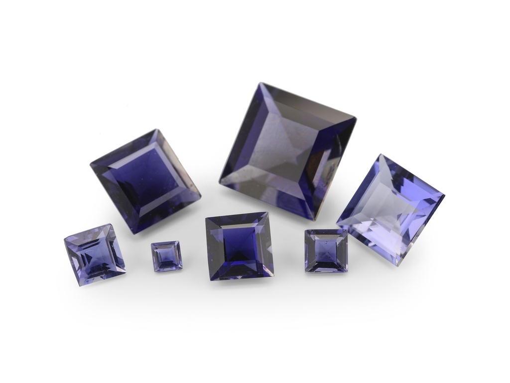 Iolite 2.00mm Carre Cut